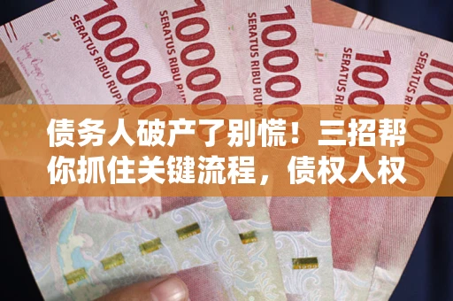 北京债务人破产了别慌！三招帮你抓住关键流程，债权人权益不再缩水