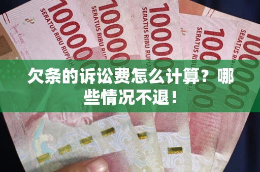 北京欠条的诉讼费怎么计算？哪些情况不退！