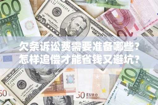 北京欠条诉讼费需要准备哪些？怎样追偿才能省钱又避坑？